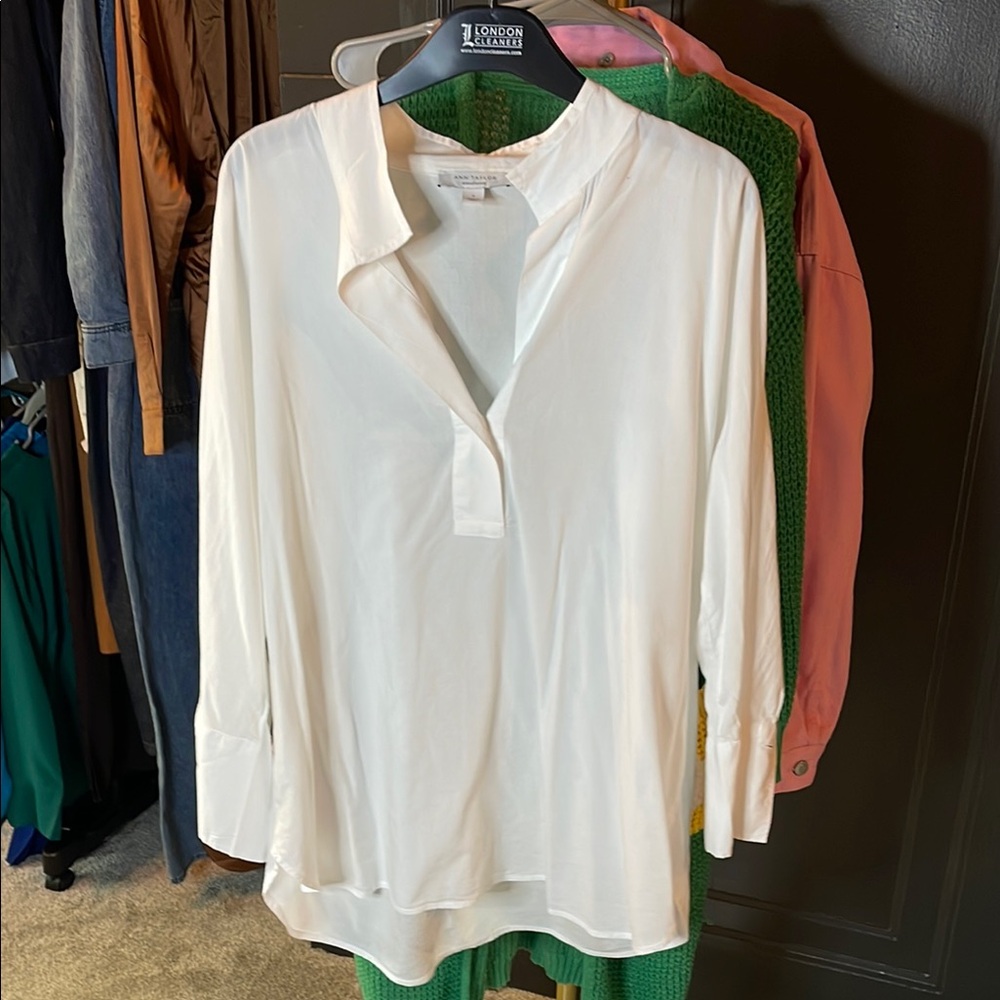 Ann Taylor White Women's Top